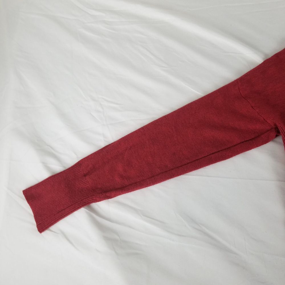 Dreamers Shirt Mens Small Red Baggy Hooded Long Sleeve Knit Pullover Sweater‎ - Picture 5 of 11